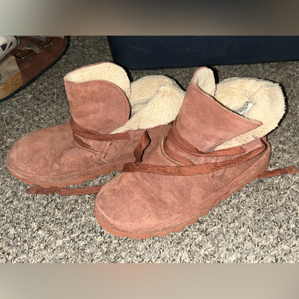 BearPaw Tan Ankle Boots for Women